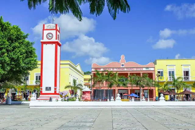 Paisaje de San Miguel de Cozumel